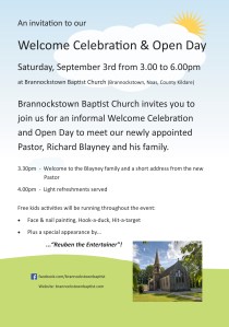 Sep 3rd Brannockstown Flyer